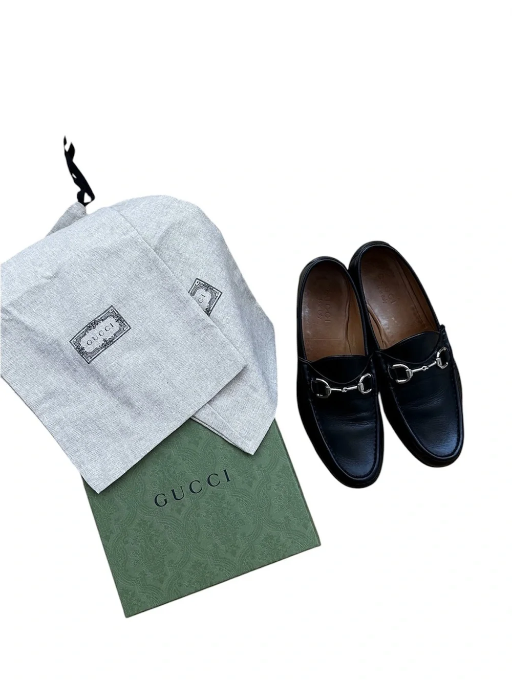 Gucci Black Leather Horsebit 1953 Loafers - Picture 8 of 8